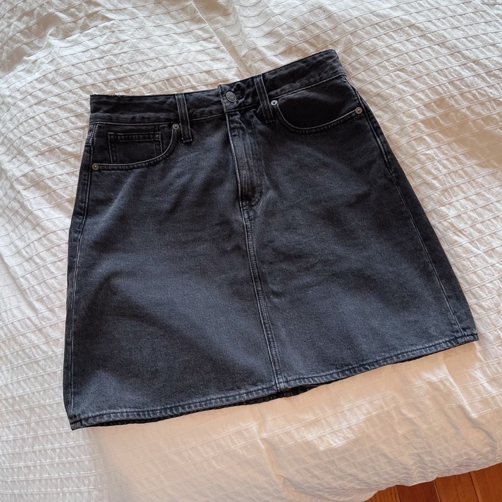 Madewell Rigid Denim A-Line Skirt